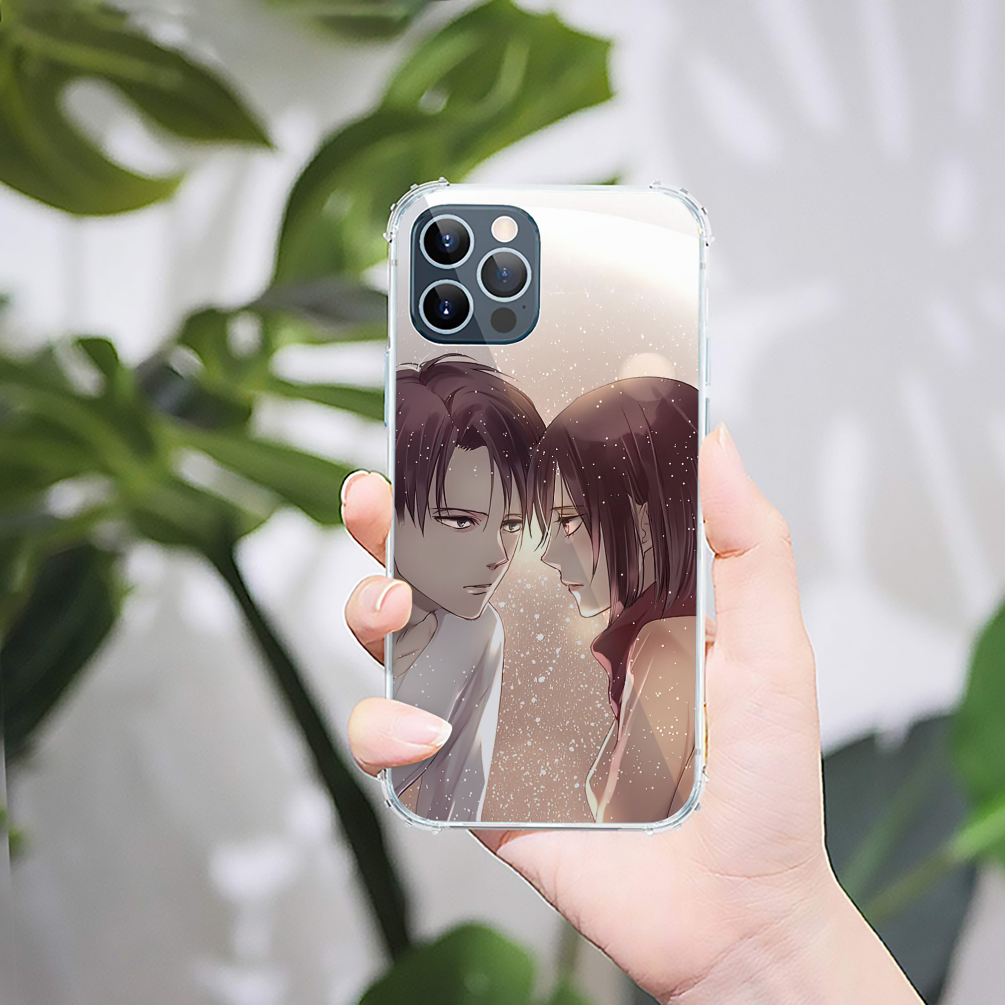 （画像用） 進撃の巨人 Attack on Titan 【iPhone 12シリーズ対応】透明スマホケース（クリアソフトケース）